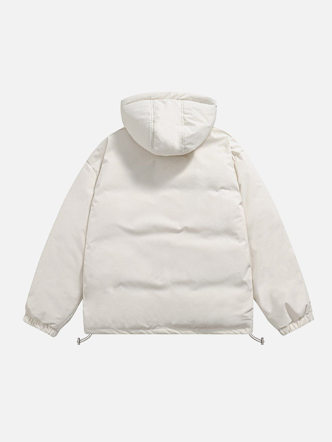 Ellesey - Removable Hood Solid Color Winter Coat-Streetwear Fashion - ellesey.com