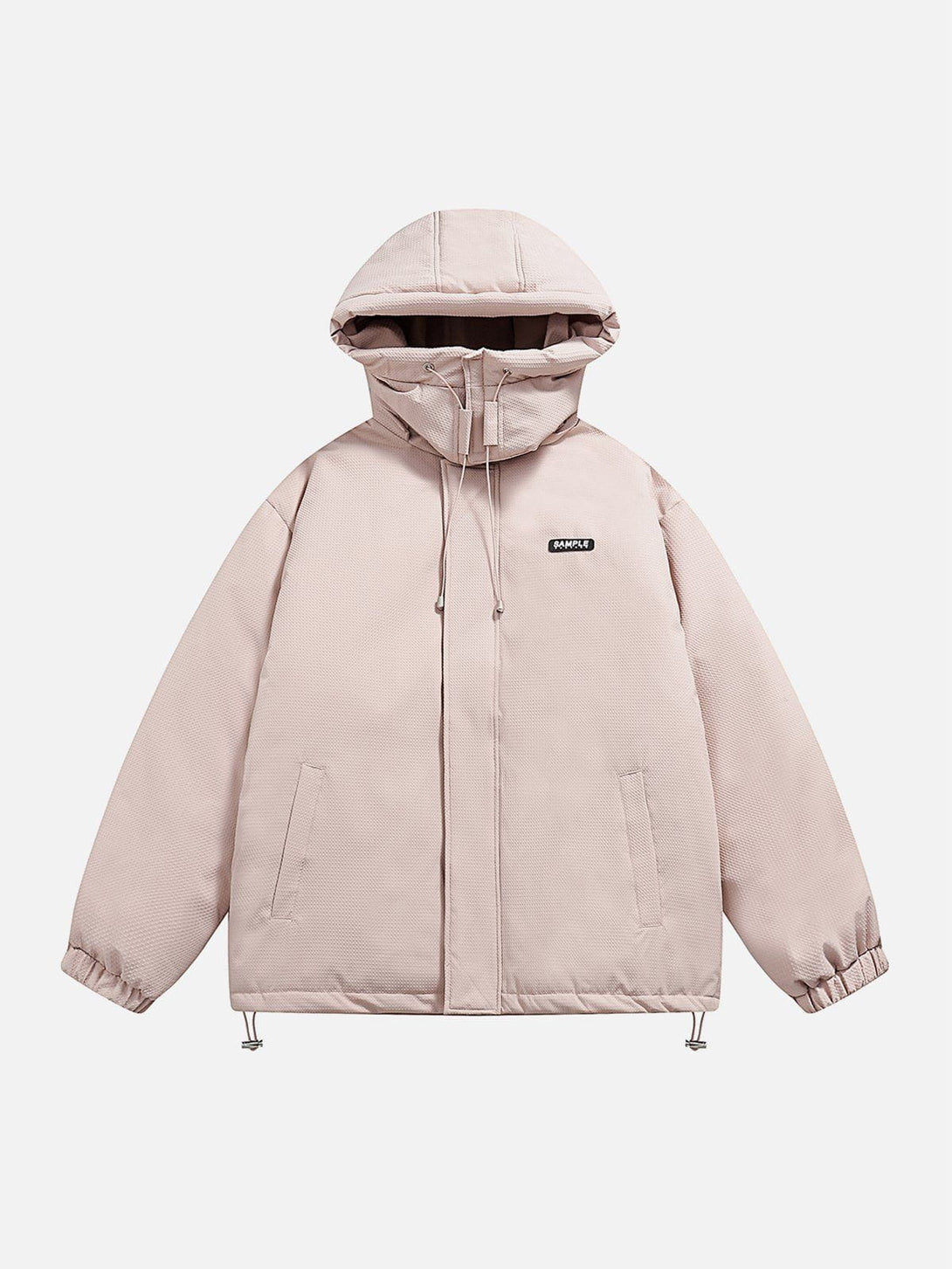 Ellesey - Removable Hood Solid Color Winter Coat-Streetwear Fashion - ellesey.com