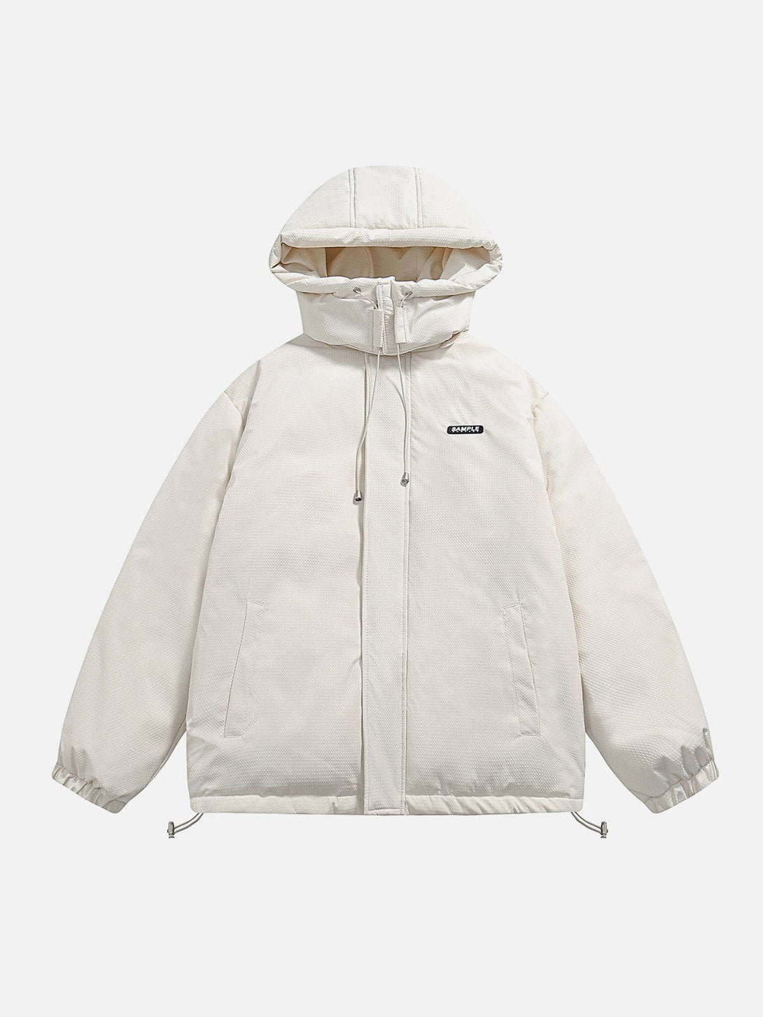 Ellesey - Removable Hood Solid Color Winter Coat-Streetwear Fashion - ellesey.com