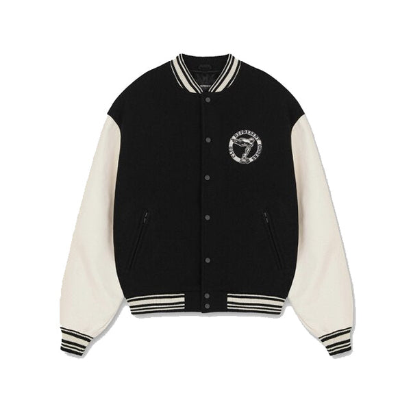 Ellesey - Represent Black Baseball Jacket- Streetwear Fashion - ellesey.com