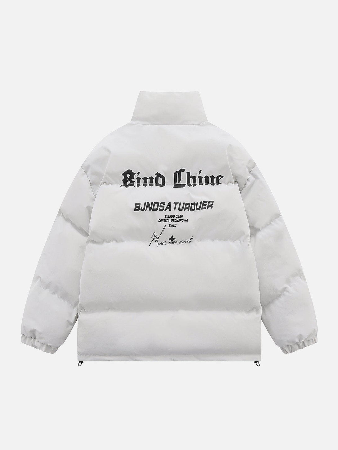 Ellesey - Retro Letters Winter Coat-Streetwear Fashion - ellesey.com