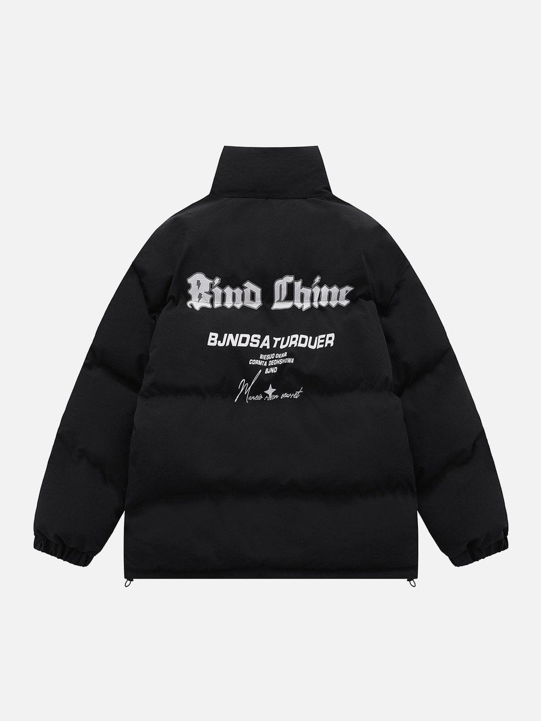 Ellesey - Retro Letters Winter Coat-Streetwear Fashion - ellesey.com