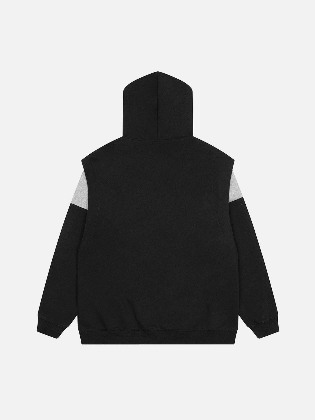 Ellesey - Retro Stitching Fake Two-piece Meteor Hoodie- Streetwear Fashion - ellesey.com