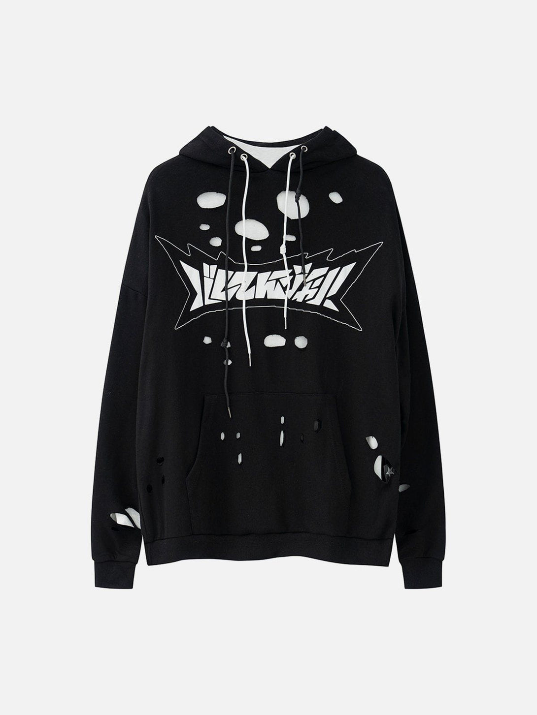 Ellesey - Ripped Alphabet Two Piece Hoodie- Streetwear Fashion - ellesey.com