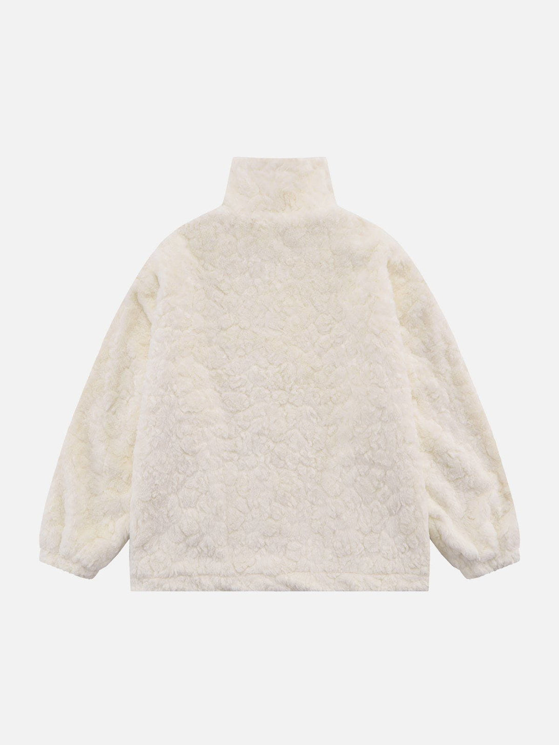 Ellesey - STAR Embroidery Plush Winter Coat-Streetwear Fashion - ellesey.com