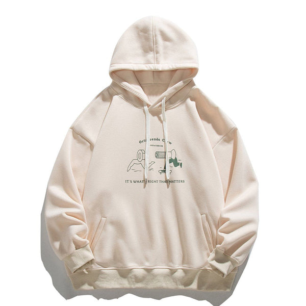 Ellesey - Screw and Nut Print Hoodie- Streetwear Fashion - ellesey.com