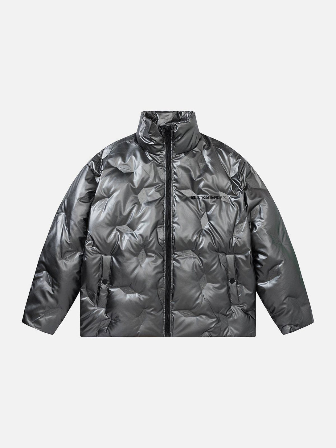 Ellesey - Shiny Pleated Down Coat-Streetwear Fashion - ellesey.com