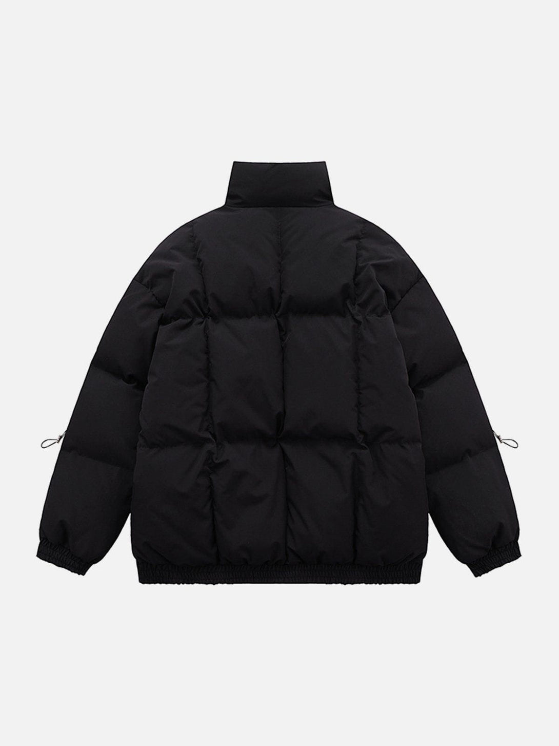 Ellesey - Simple Drawstring Print Winter Coat-Streetwear Fashion - ellesey.com