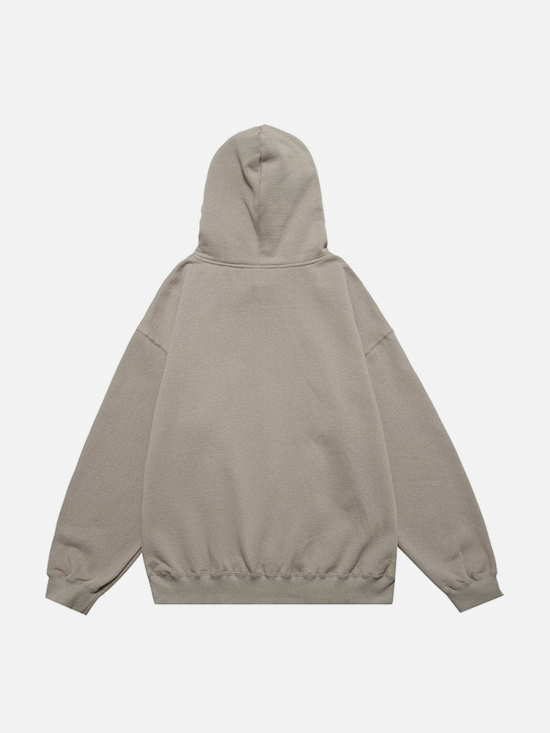 Ellesey - Simple Letter Print Hoodie- Streetwear Fashion - ellesey.com