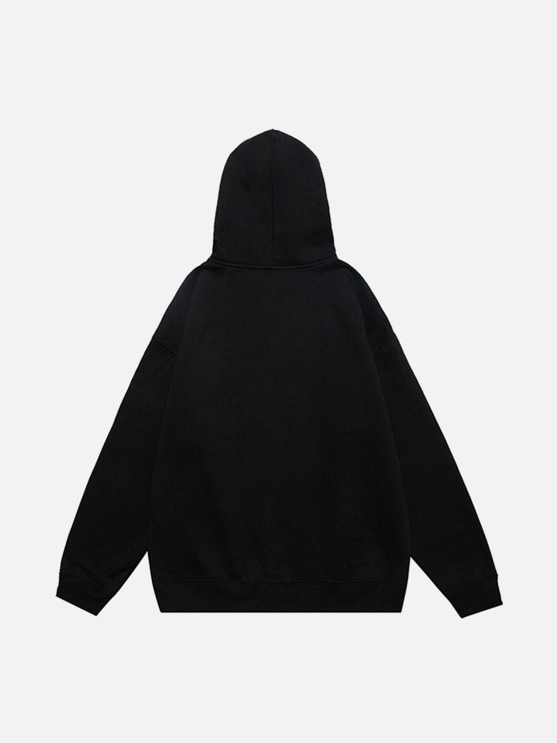 Ellesey - Simple Letter Print Hoodie- Streetwear Fashion - ellesey.com