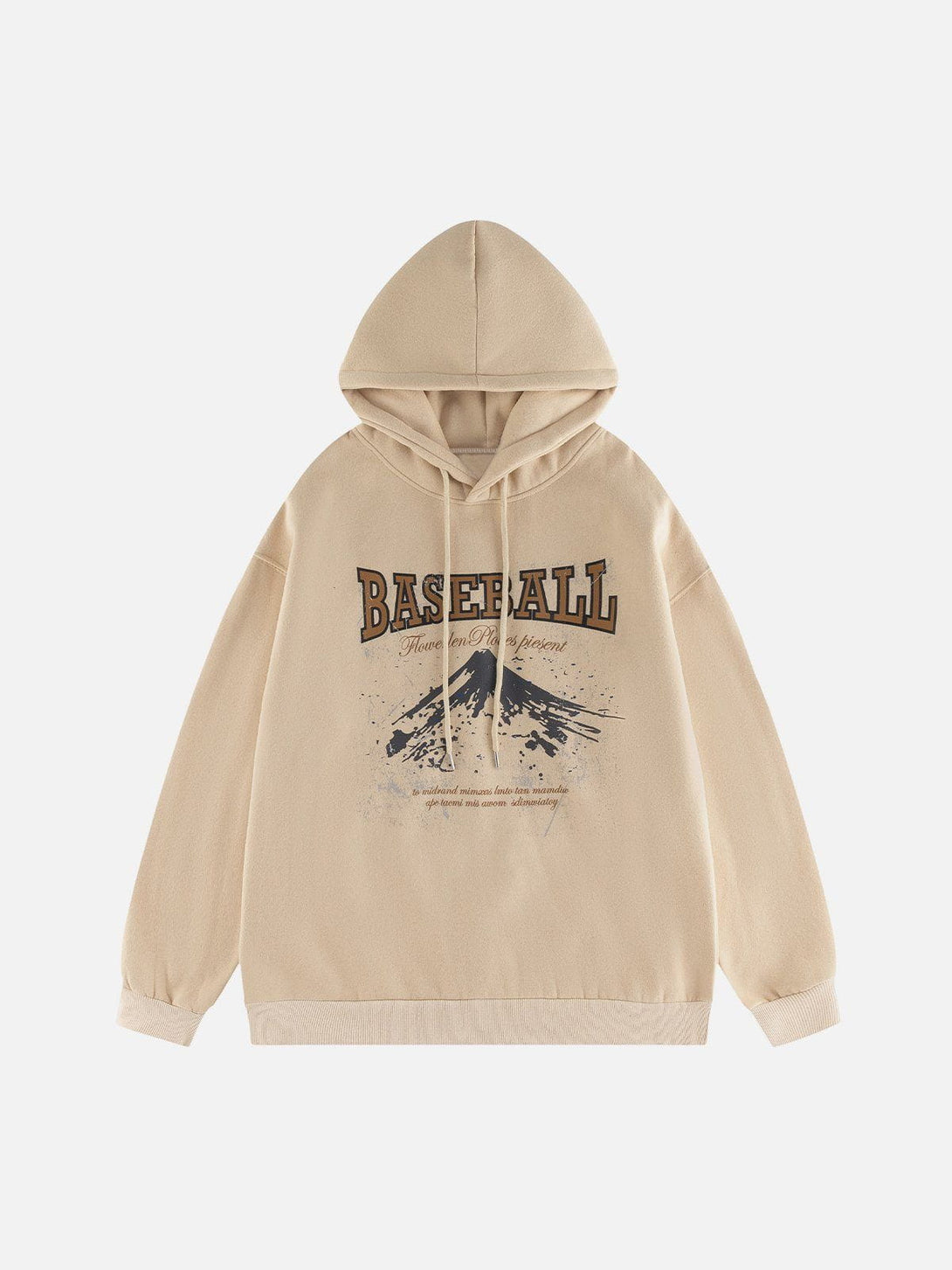 Ellesey - Simple Mountain Print Hoodie- Streetwear Fashion - ellesey.com