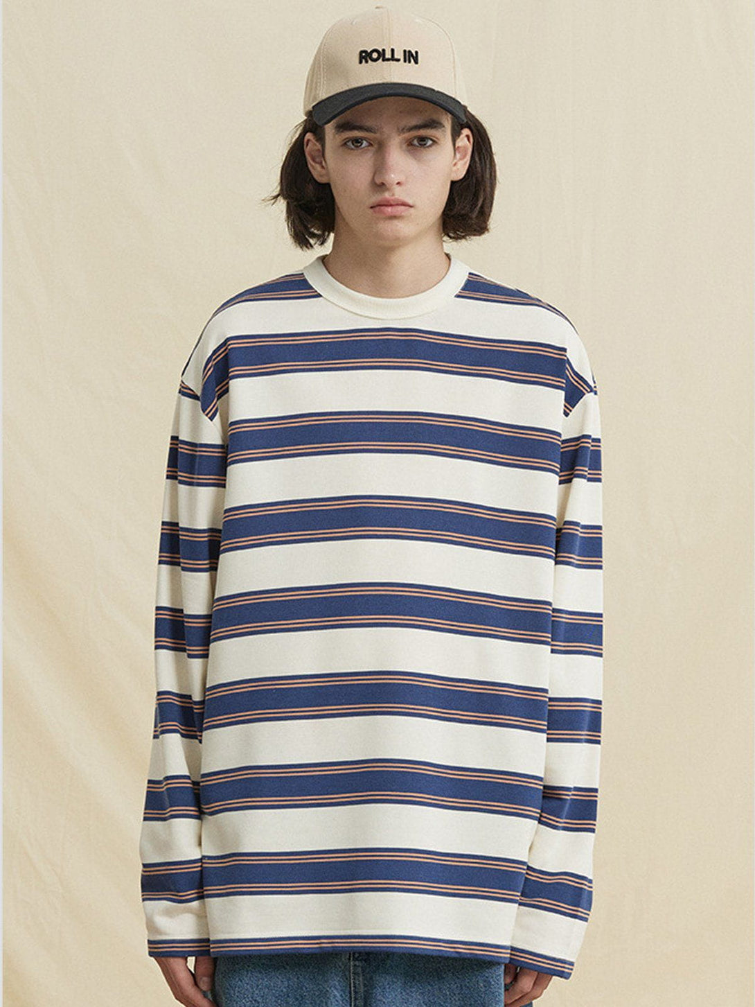 Ellesey - Simple Stripe Sweatshirt- Streetwear Fashion - ellesey.com