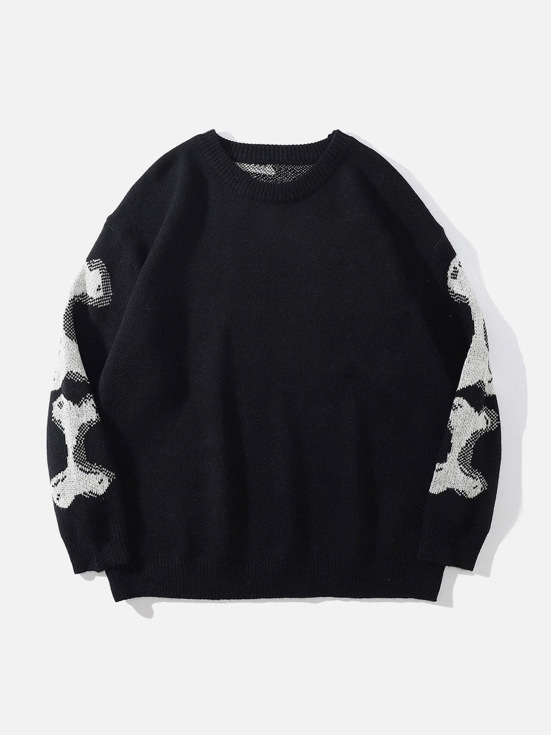 Ellesey - Skeleton Pattern Knit Sweater-Streetwear Fashion - ellesey.com