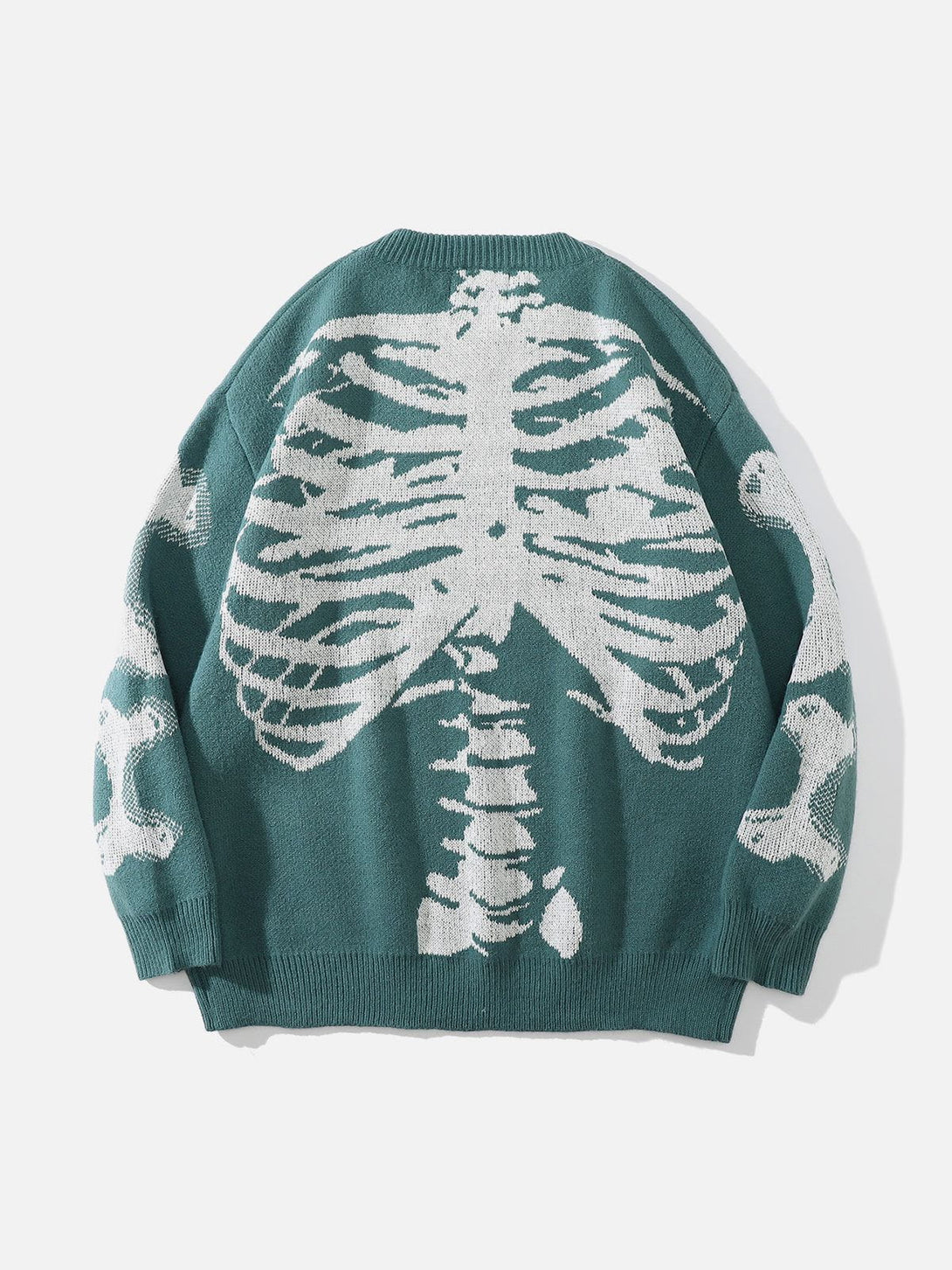 Ellesey - Skeleton Pattern Knit Sweater-Streetwear Fashion - ellesey.com