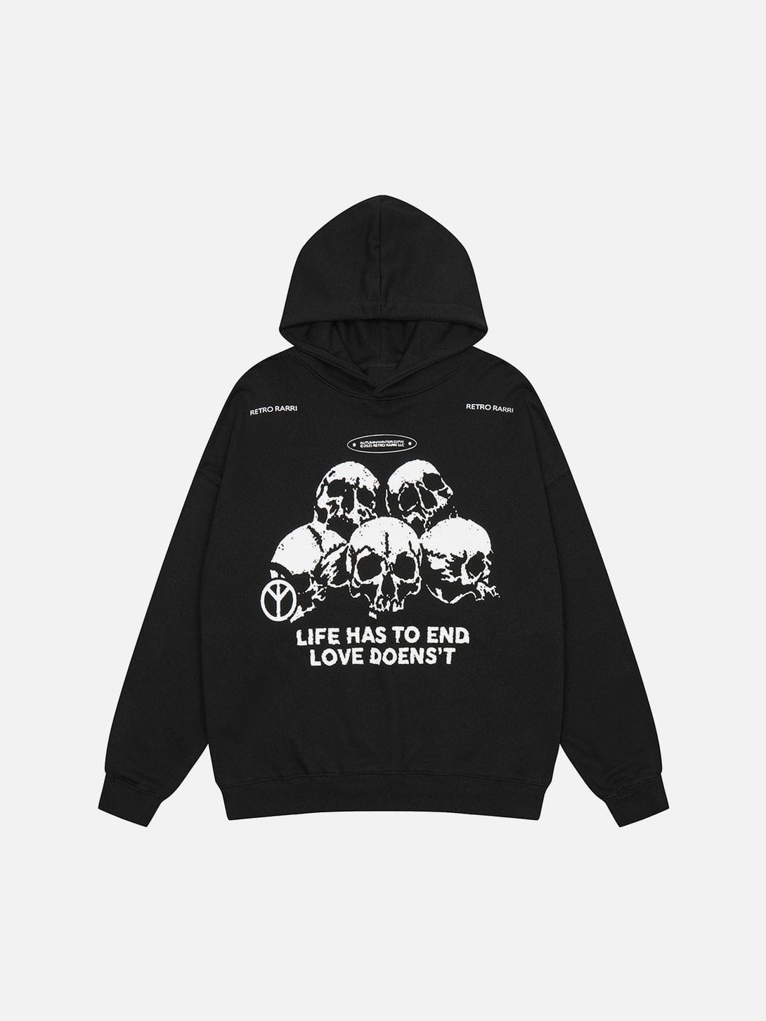 Ellesey - Skeleton Print Hoodie- Streetwear Fashion - ellesey.com