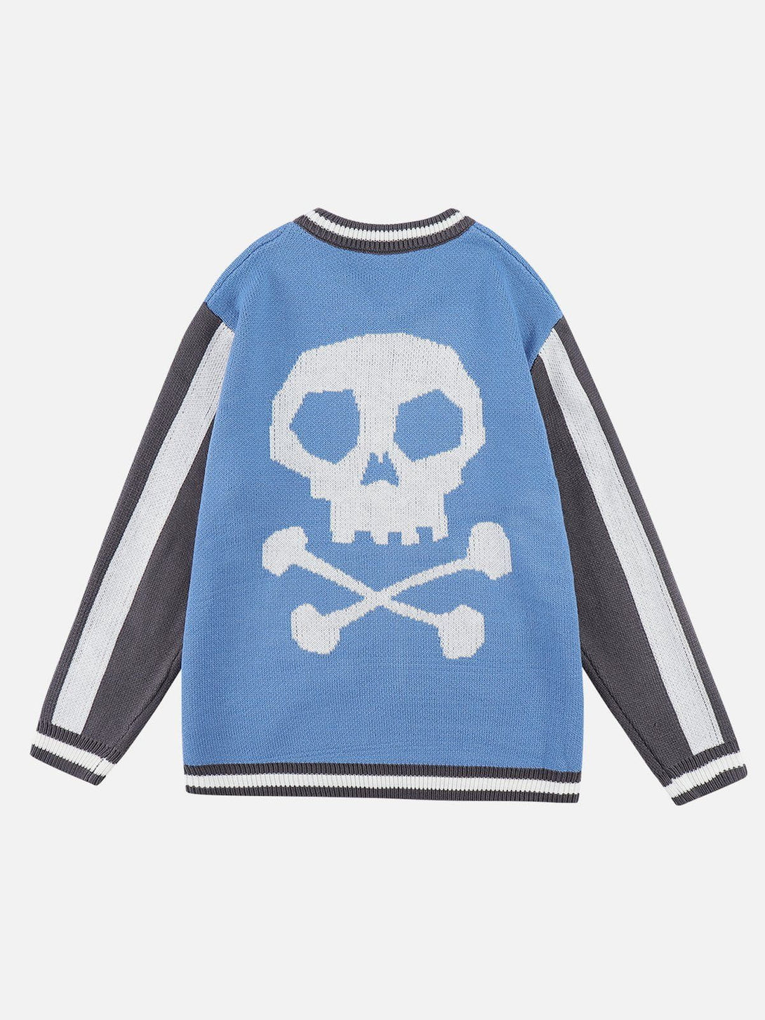 Ellesey - Skeleton Stitching Color Sweater-Streetwear Fashion - ellesey.com