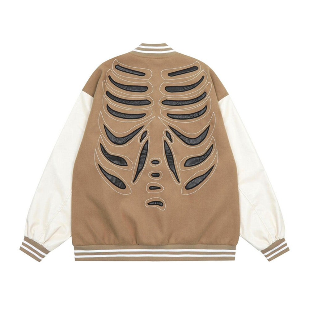 Ellesey - Skeleton Varsity Jacket- Streetwear Fashion - ellesey.com