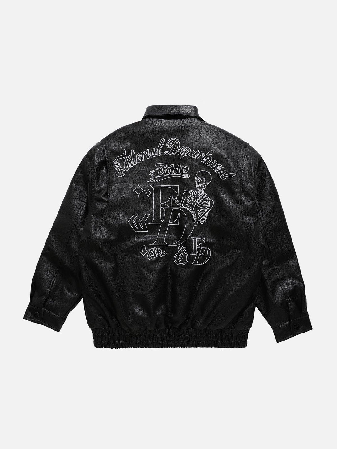 Ellesey - Skull Embroidery Winter Coat-Streetwear Fashion - ellesey.com