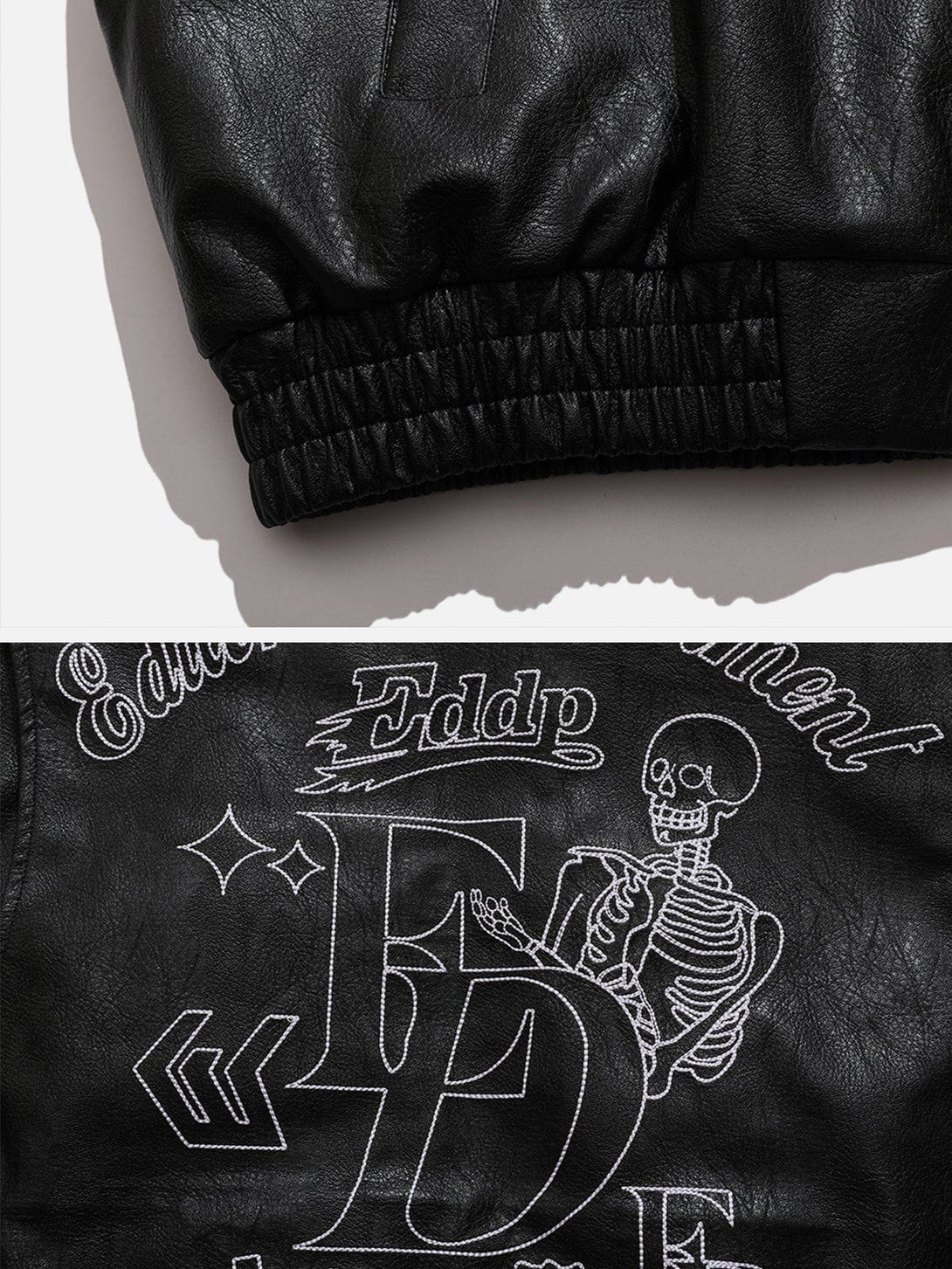 Ellesey - Skull Embroidery Winter Coat-Streetwear Fashion - ellesey.com