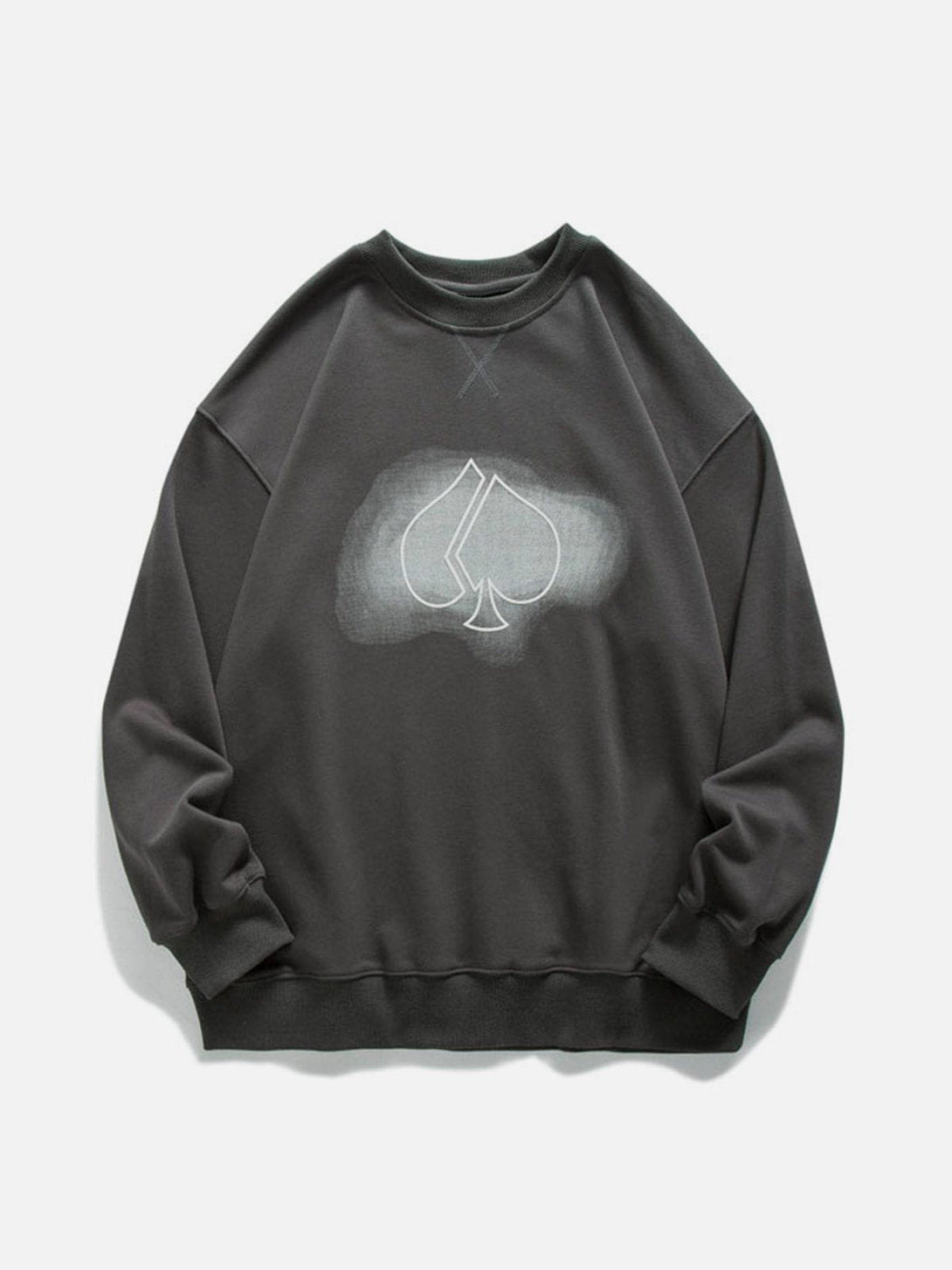 Ellesey - Smoky Spades Graphic Sweatshirt- Streetwear Fashion - ellesey.com