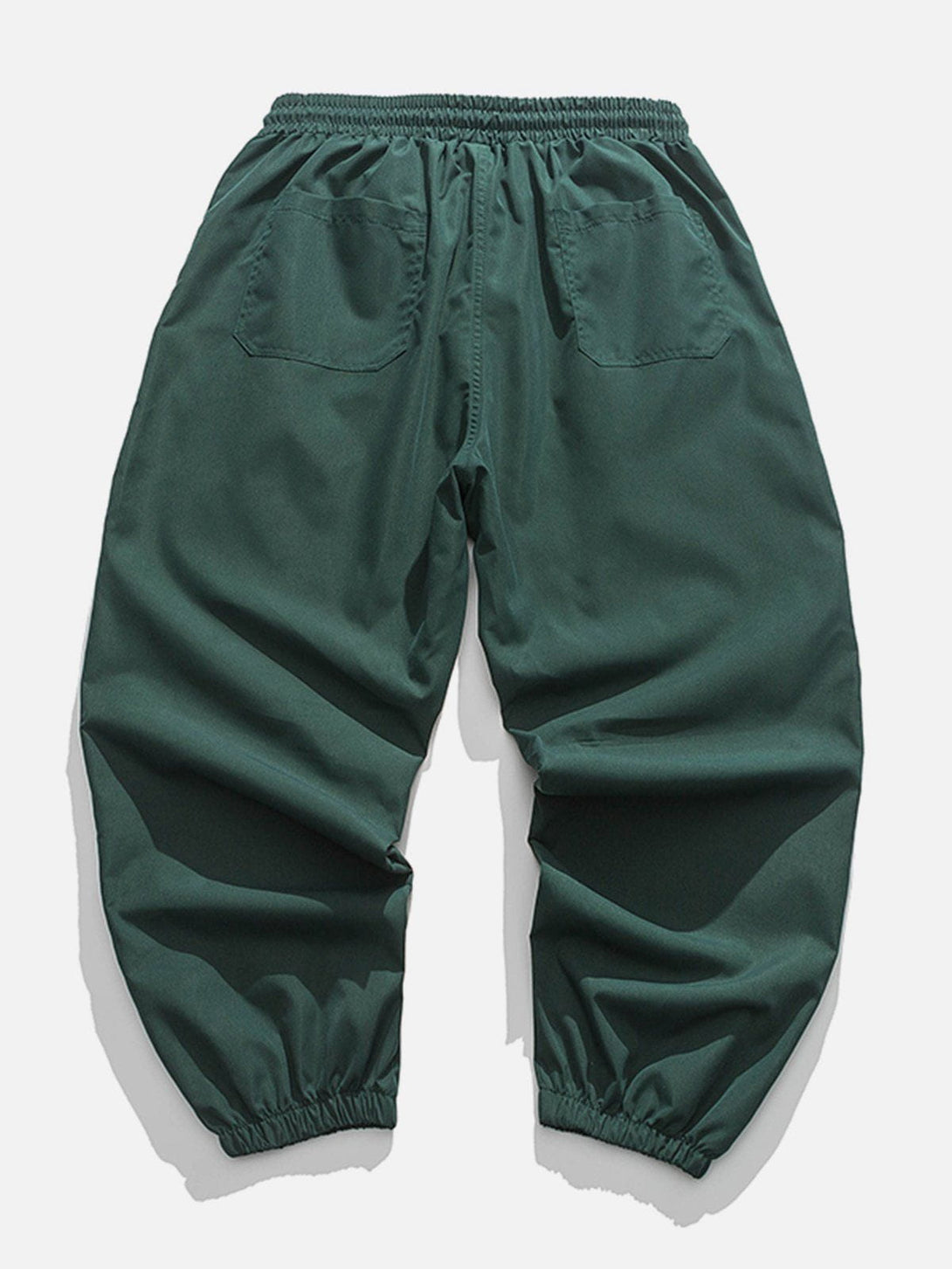 Ellesey - Solid Color Drawstring Cargo Pants- Streetwear Fashion - ellesey.com