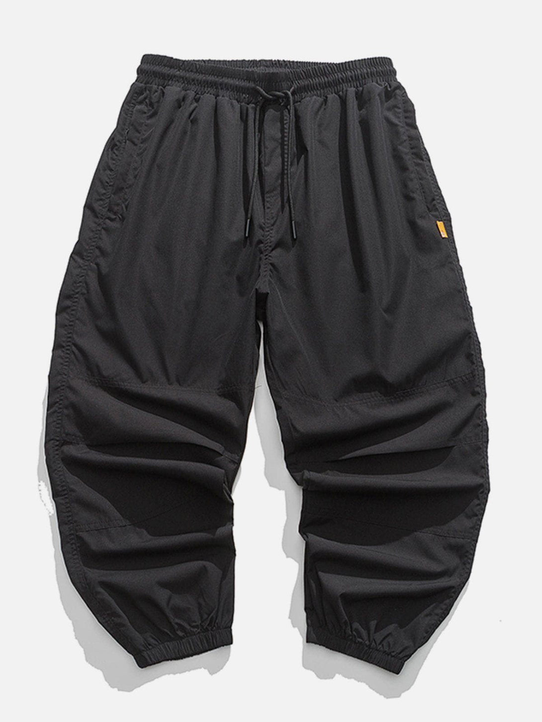 Ellesey - Solid Color Drawstring Cargo Pants- Streetwear Fashion - ellesey.com