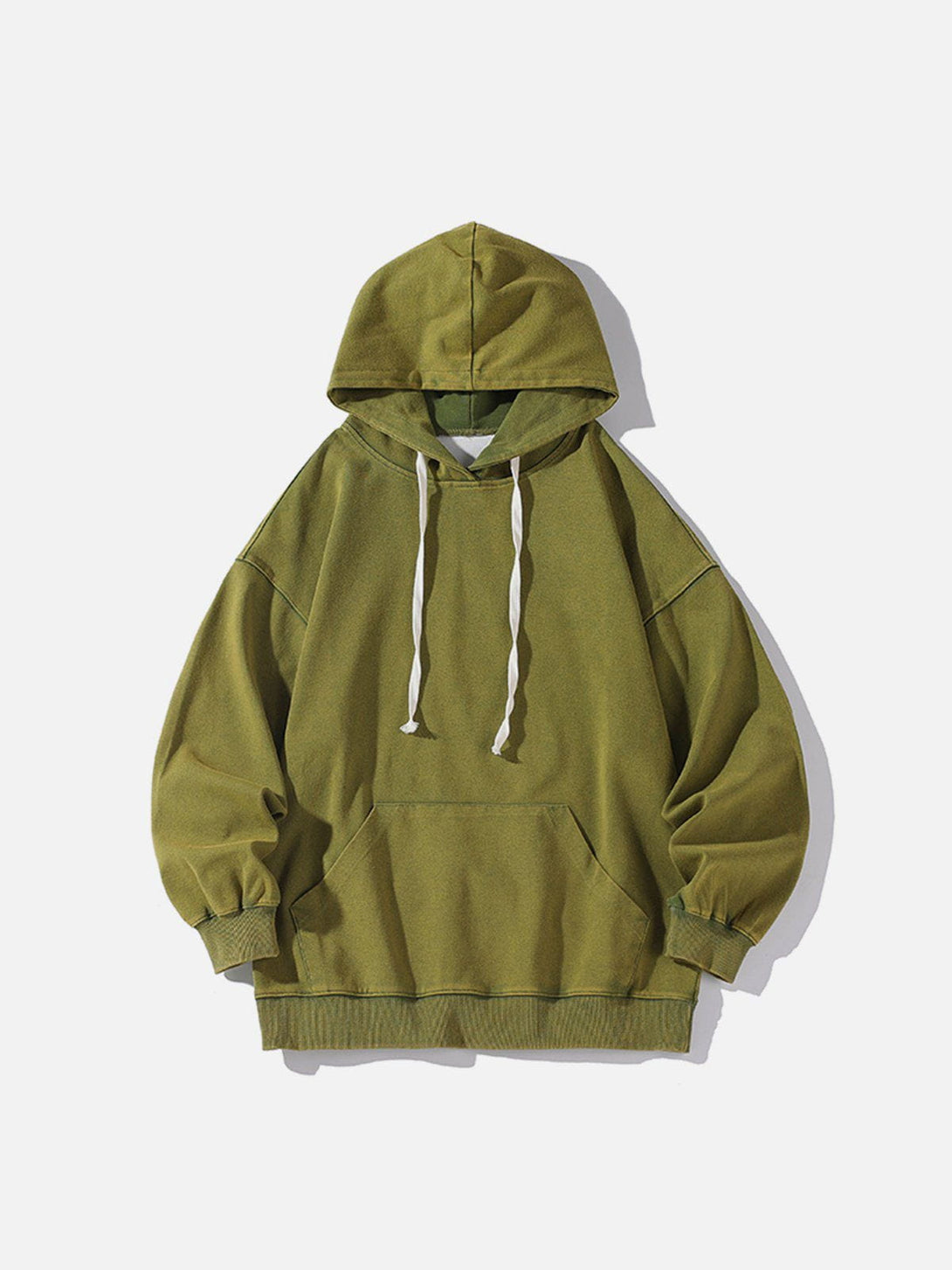 Ellesey - Solid Color Hoodie- Streetwear Fashion - ellesey.com