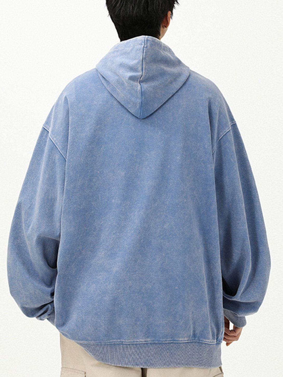 Ellesey - Solid Color Hoodie- Streetwear Fashion - ellesey.com