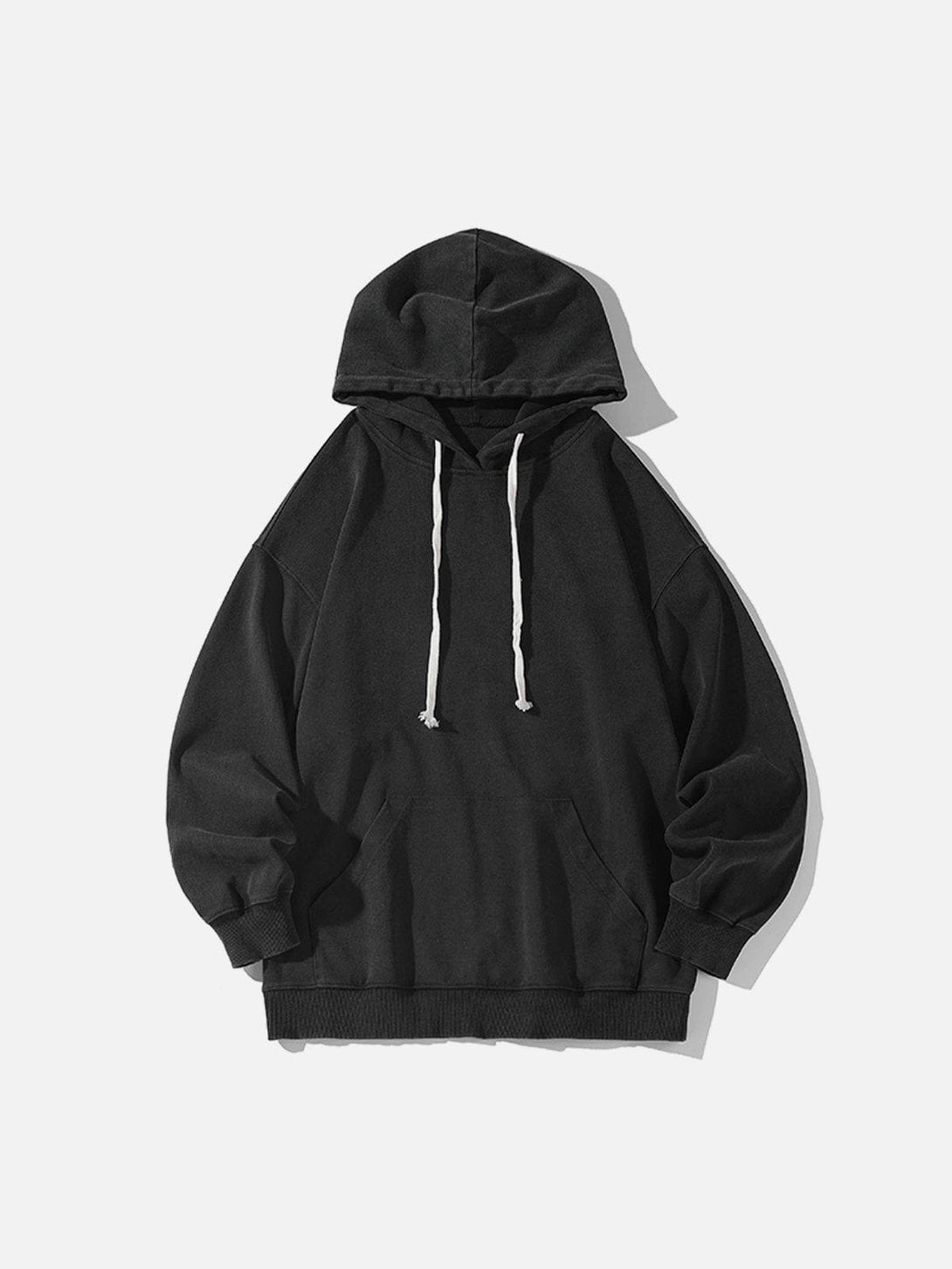 Ellesey - Solid Color Hoodie- Streetwear Fashion - ellesey.com