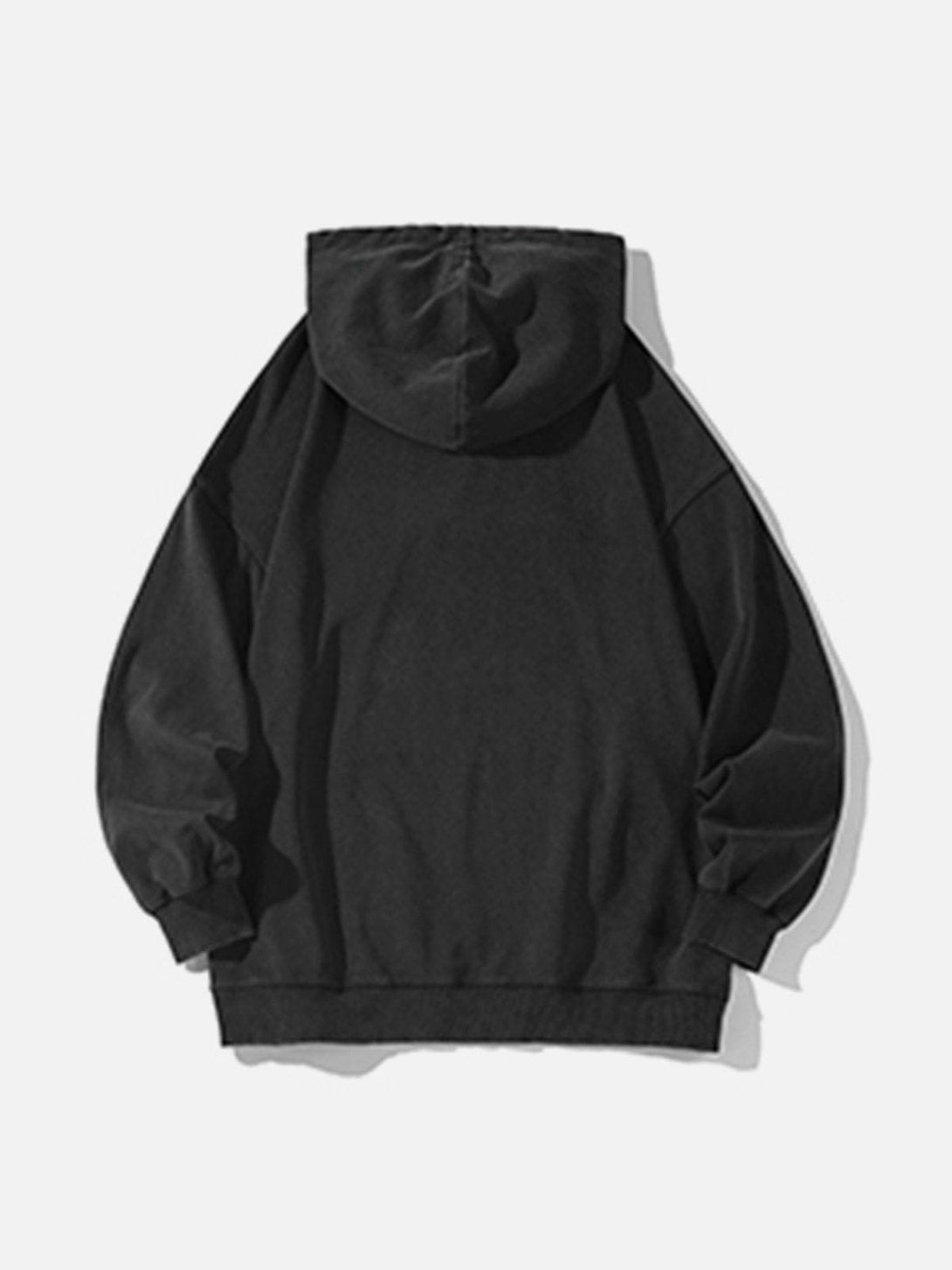 Ellesey - Solid Color Hoodie- Streetwear Fashion - ellesey.com