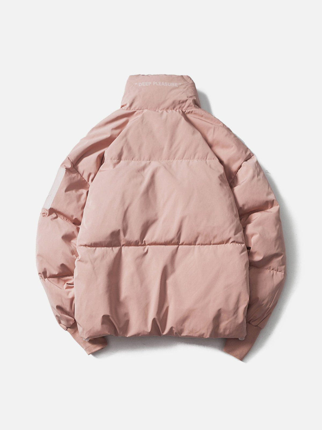 Ellesey - Solid Color Stand Collar Puffer Jacket-Streetwear Fashion - ellesey.com