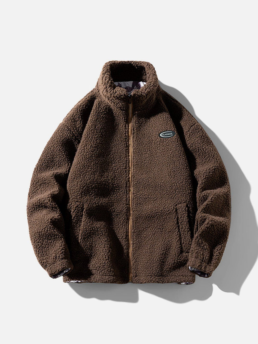 Ellesey - Solid Label Sherpa Jackets- Streetwear Fashion - ellesey.com