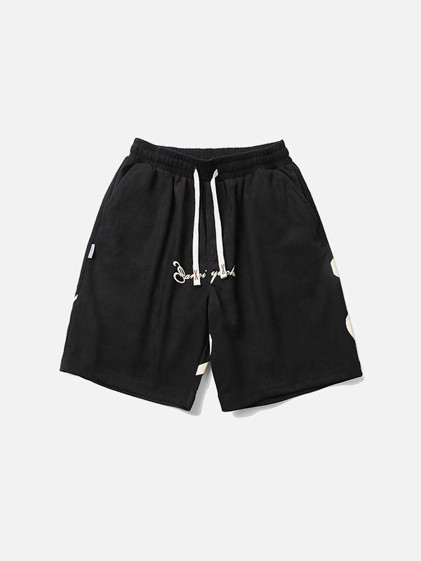 Ellesey - Solid Letter Drawstring Shorts- Streetwear Fashion - ellesey.com