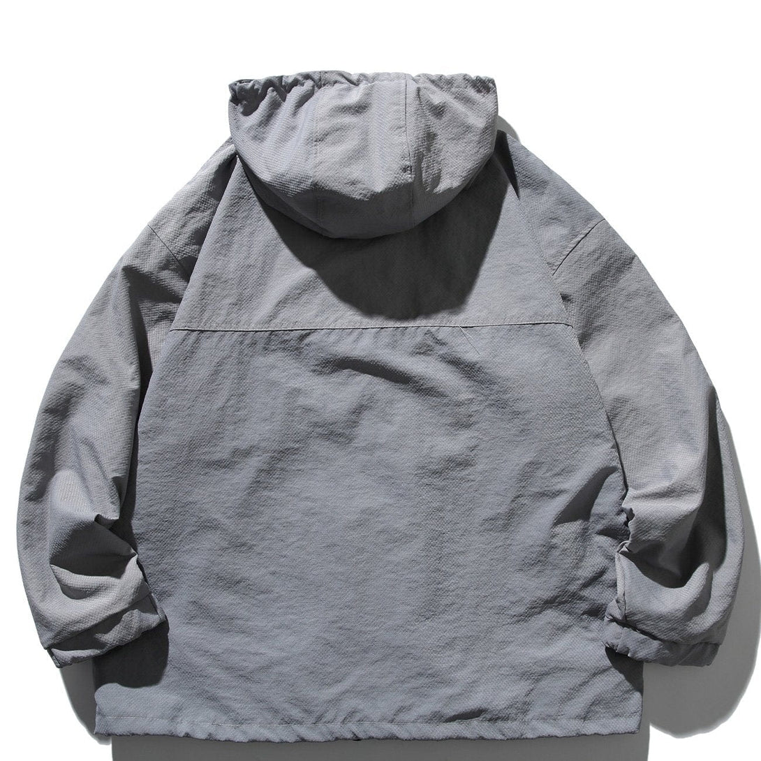 Ellesey - Solid Mesh Hooded Jacket- Streetwear Fashion - ellesey.com