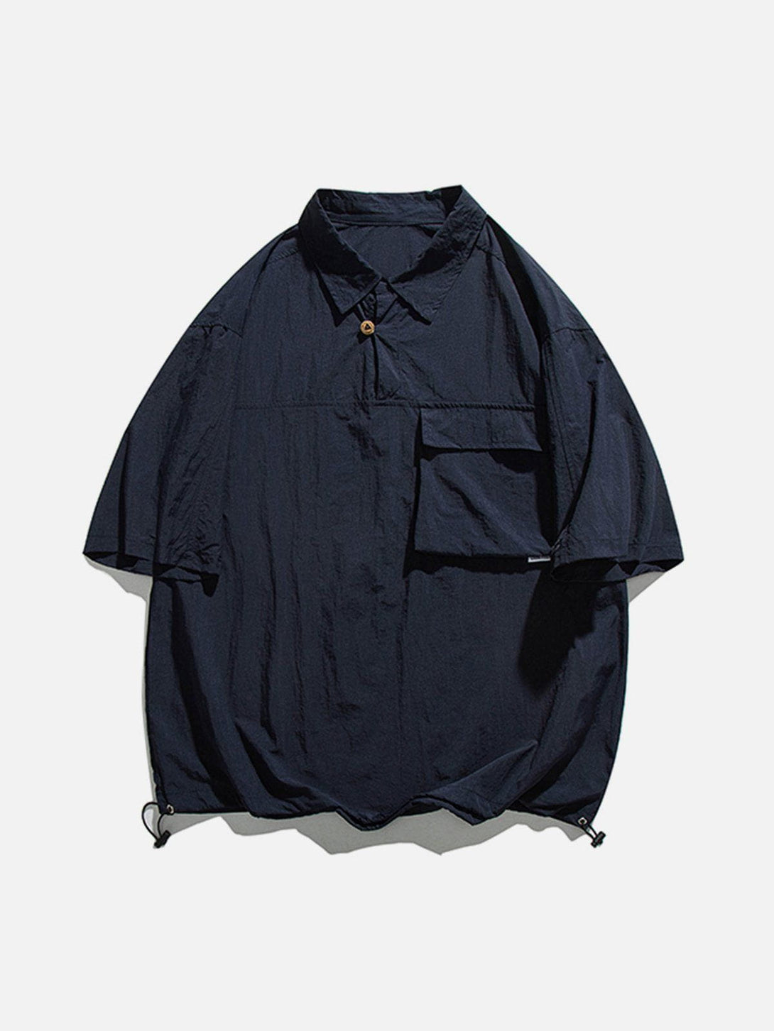 Ellesey - Solid Polyester Polo Tee- Streetwear Fashion - ellesey.com