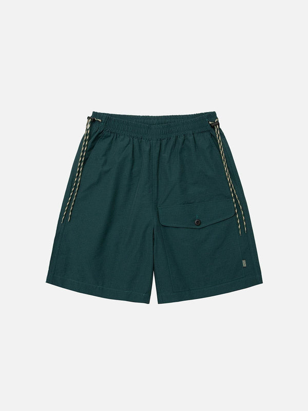 Ellesey - Solid Side Drawstring Shorts- Streetwear Fashion - ellesey.com