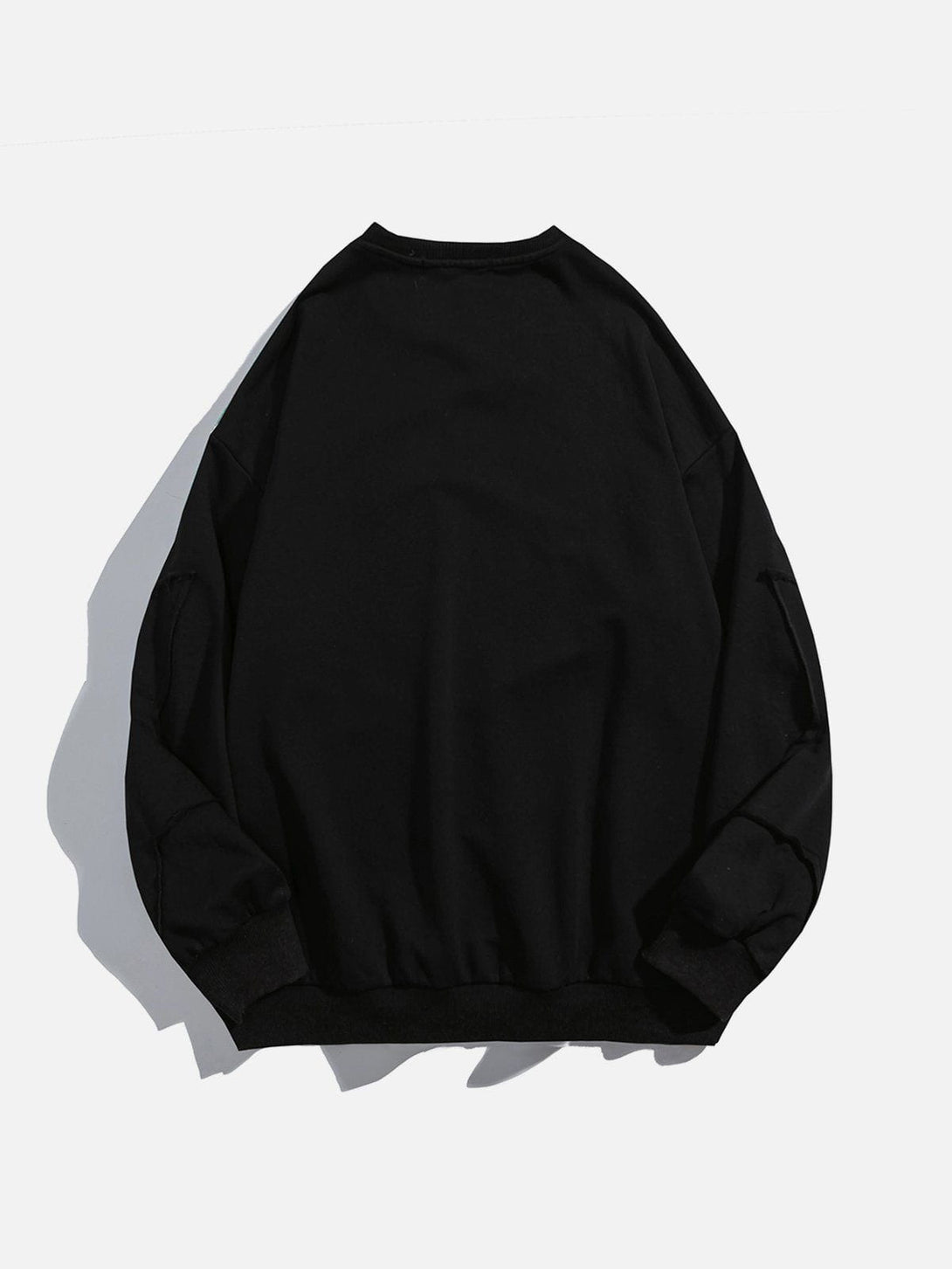 Ellesey - Solid Stars Raw Edge Sweatshirt- Streetwear Fashion - ellesey.com