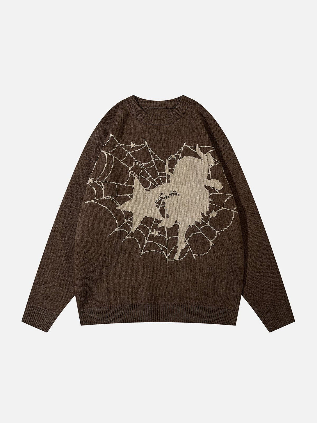 Ellesey - Spider Web Stars Graphic Sweater-Streetwear Fashion - ellesey.com