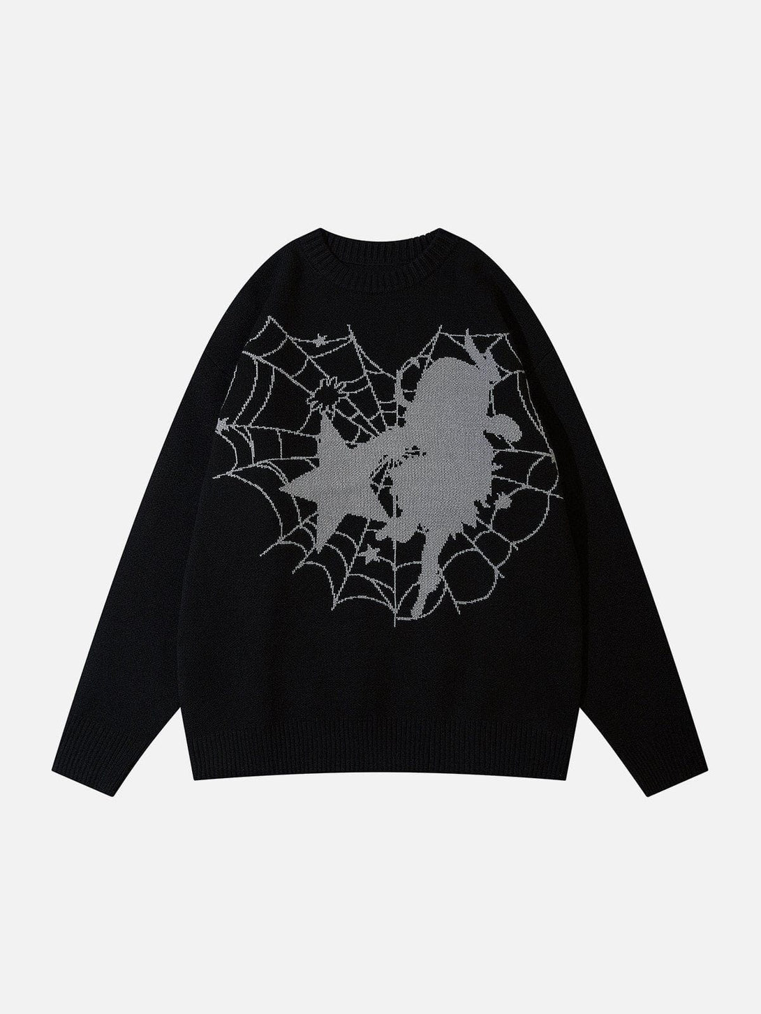 Ellesey - Spider Web Stars Graphic Sweater-Streetwear Fashion - ellesey.com