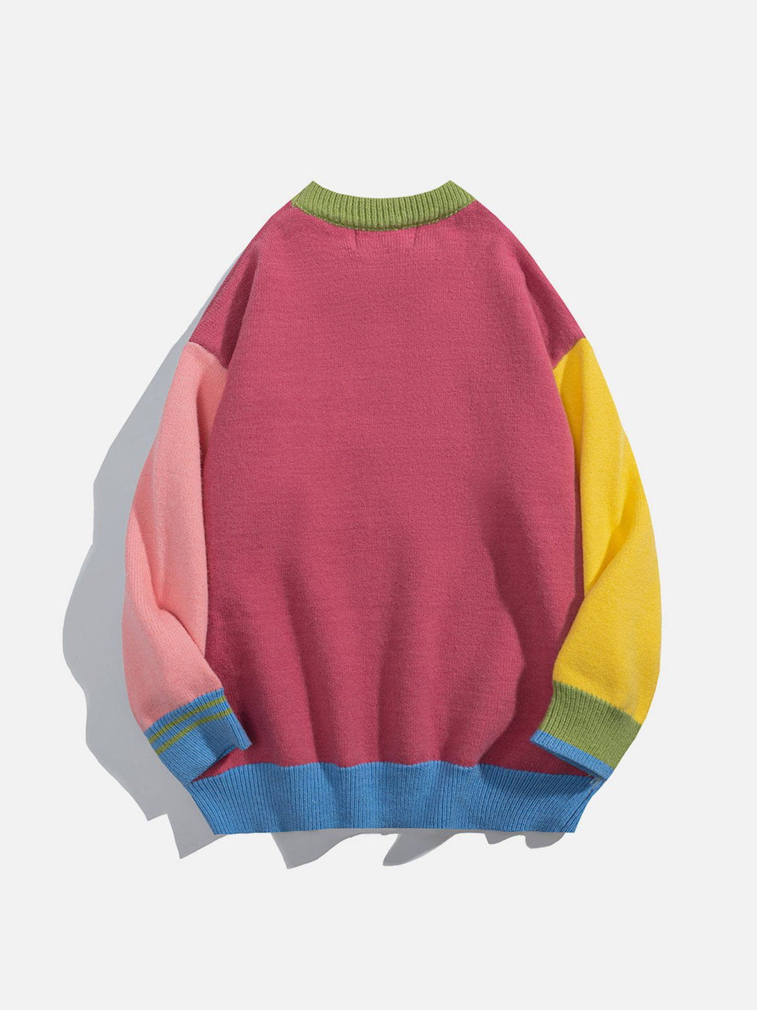 Ellesey - Splicing Contrast Sweater-Streetwear Fashion - ellesey.com