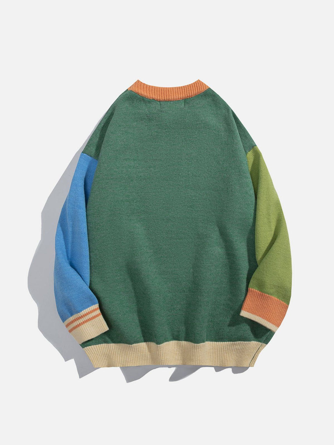 Ellesey - Splicing Contrast Sweater-Streetwear Fashion - ellesey.com