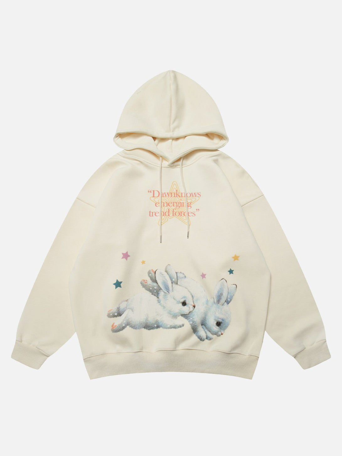 Ellesey - Star Bunny Print Hoodie- Streetwear Fashion - ellesey.com