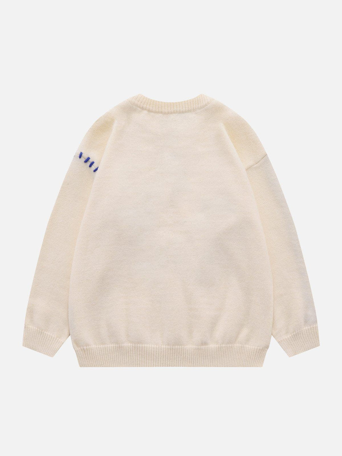 Ellesey - Star Contrast Color Seam Sweater-Streetwear Fashion - ellesey.com