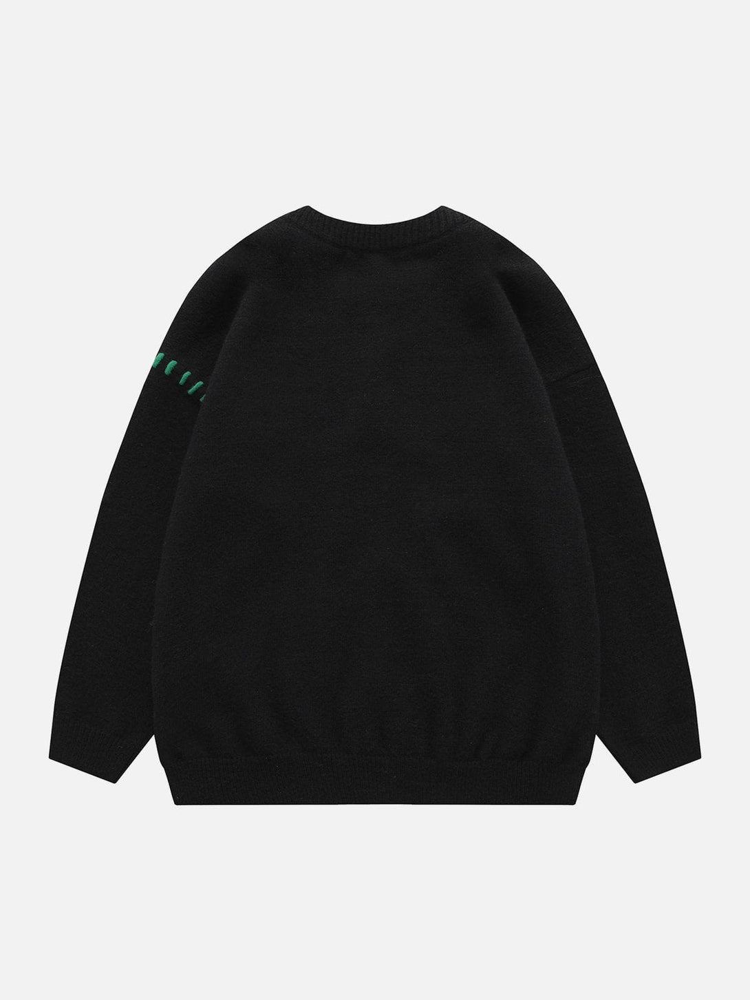 Ellesey - Star Contrast Color Seam Sweater-Streetwear Fashion - ellesey.com