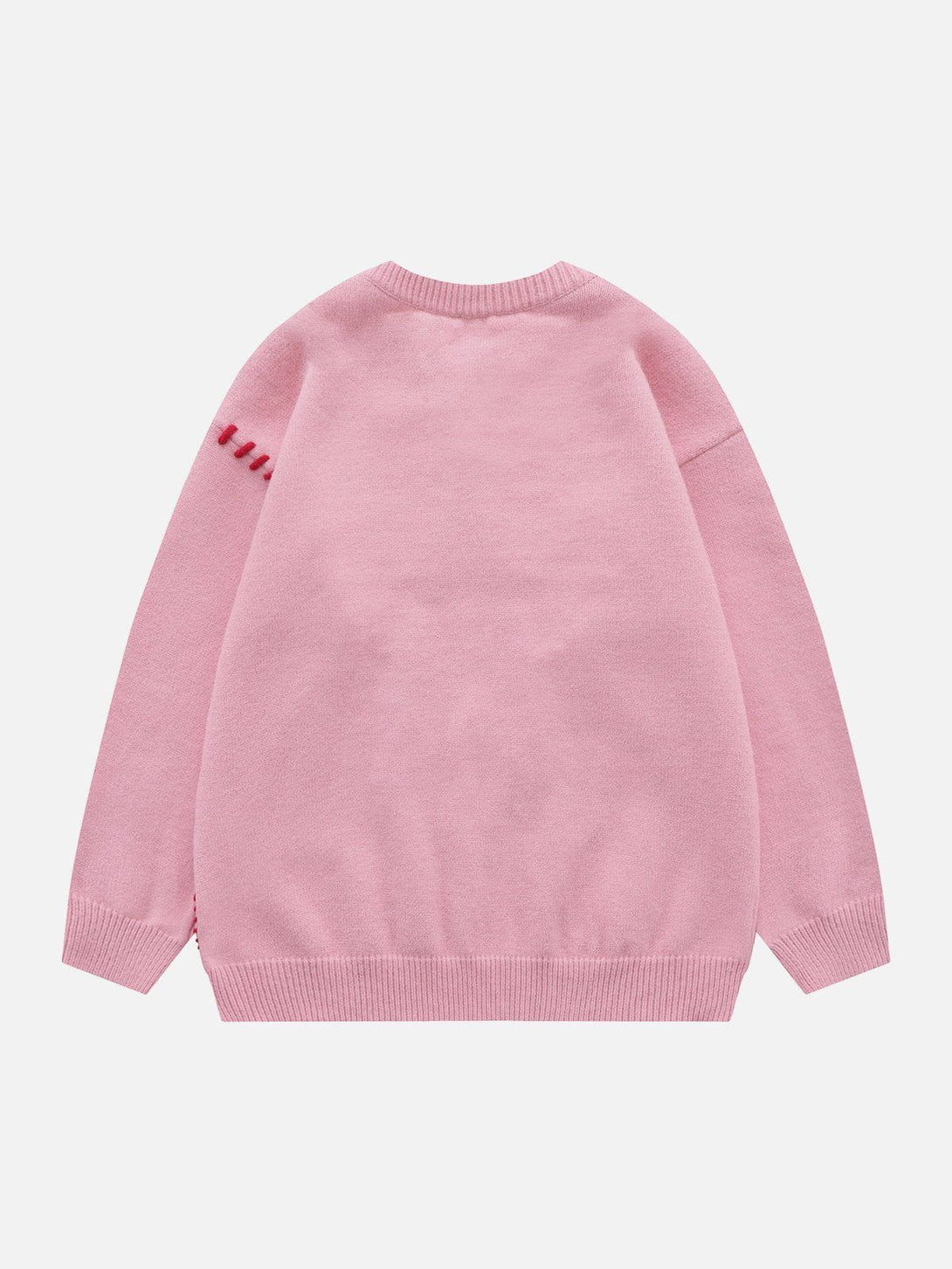 Ellesey - Star Contrast Color Seam Sweater-Streetwear Fashion - ellesey.com