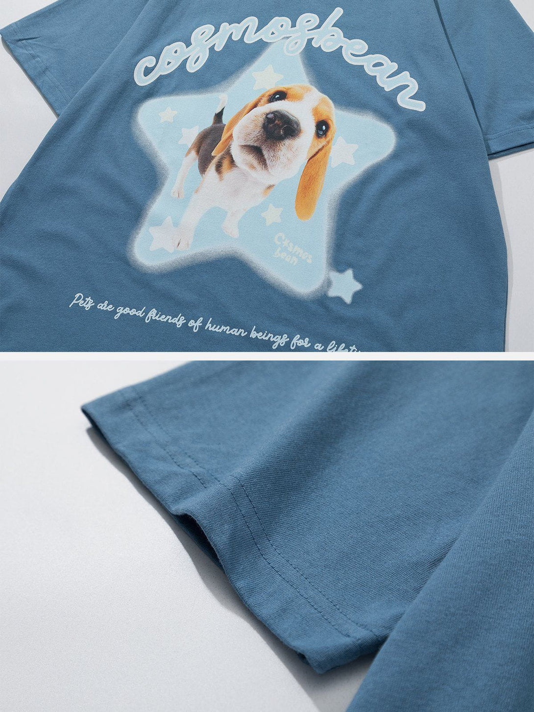 Ellesey - Star Dog Print Tee- Streetwear Fashion - ellesey.com