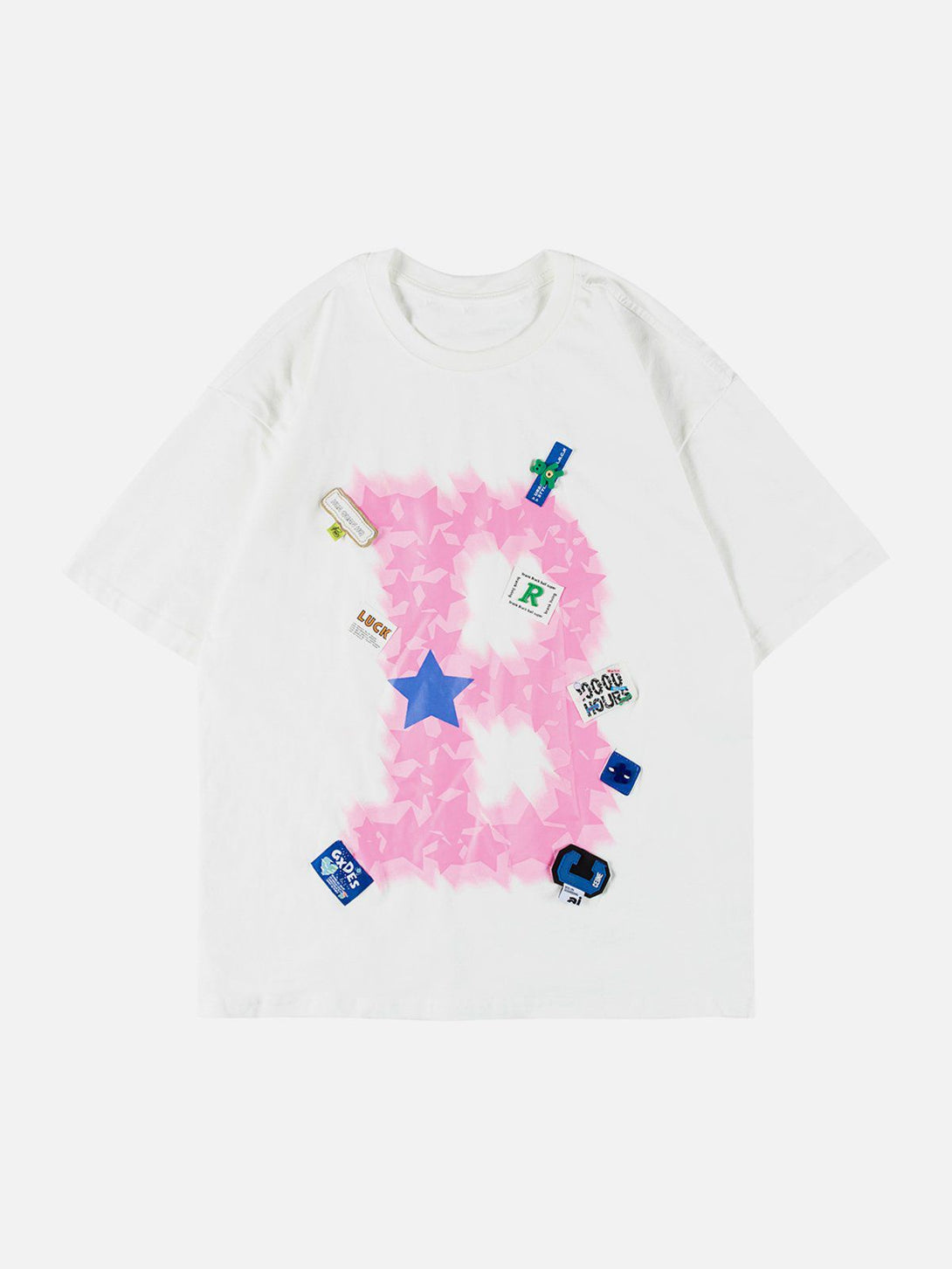 Ellesey - Star Gradient Labelling Tee- Streetwear Fashion - ellesey.com