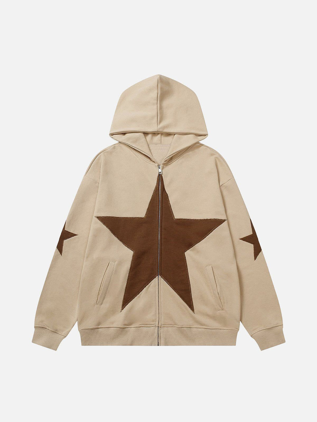 Ellesey - Star Graphic Print Hoodie- Streetwear Fashion - ellesey.com