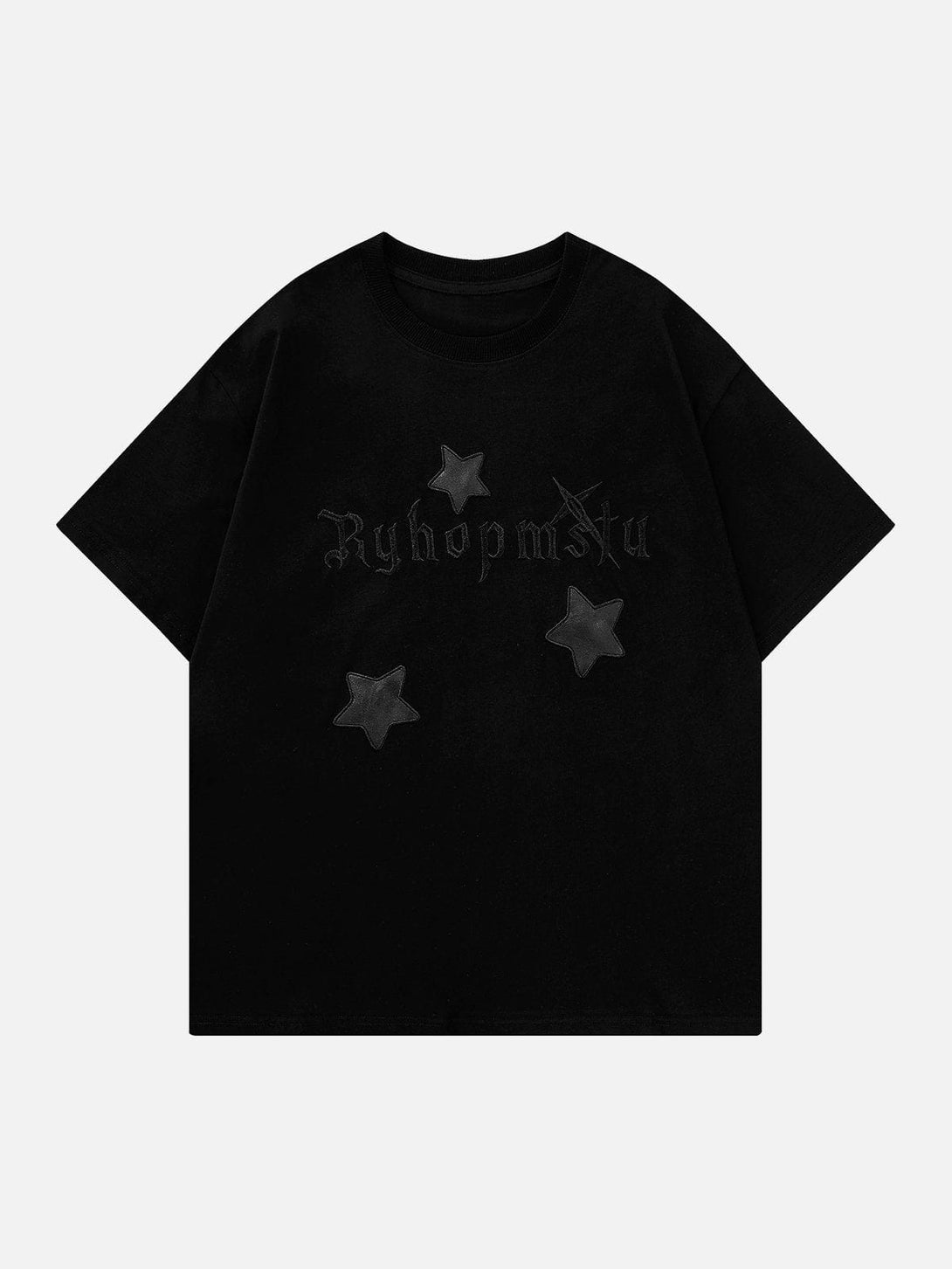 Ellesey - Star Letter Embroidery Tee- Streetwear Fashion - ellesey.com