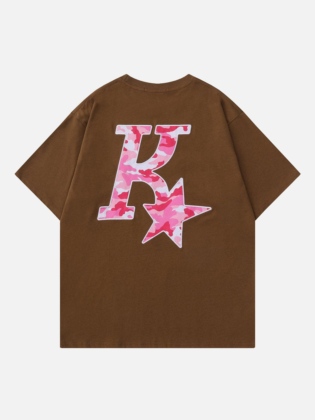 Ellesey - Star Letter Embroidery Tee- Streetwear Fashion - ellesey.com